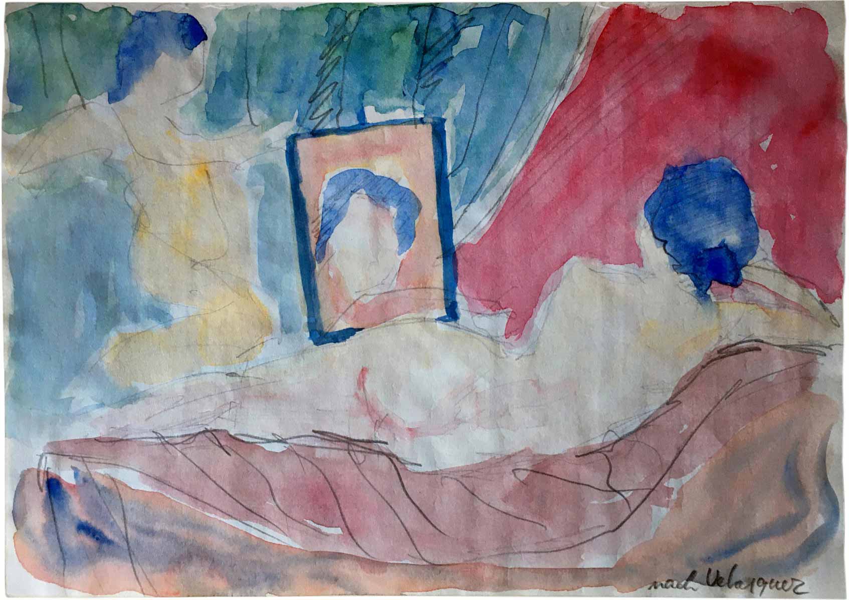 Venus und Cupid – After Diego Velasquez, 1984