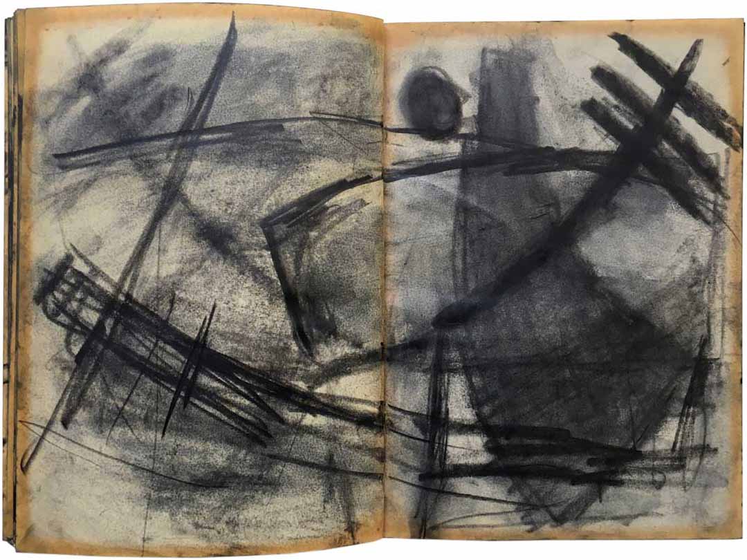 Lire, collage, 1986